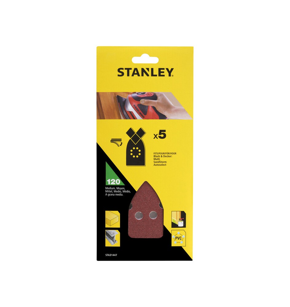 STANLEY STA31447 5 FOGLI P/MULTILEV. PUNTA 120 G
