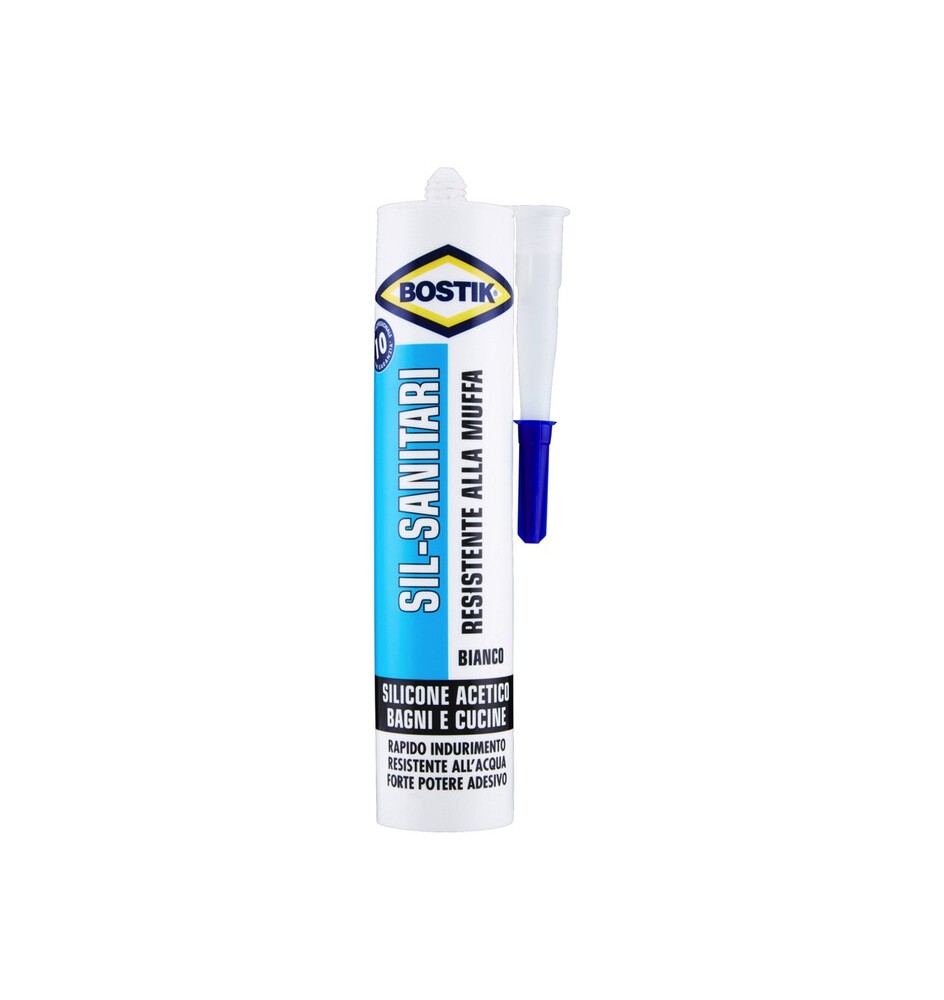 BOSTIK SIL-SANITARI RESISTENTE MUFFA 280 ML BIANCO