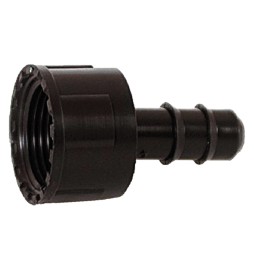 RACCORDO PORTAGOMMA CON GHIERA FEMMINA ø 16 x 3/4