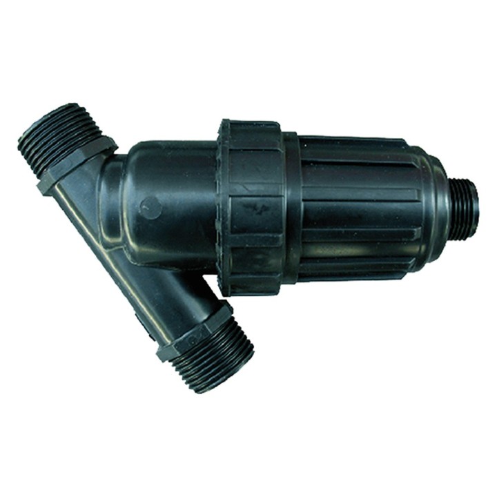FILTRO IN LINEA 'YCV' attacchi filetto maschio 3/4