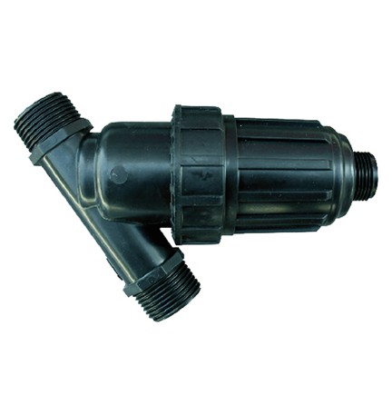 FILTRO IN LINEA 'YEV' attacchi filetto maschio 11/4