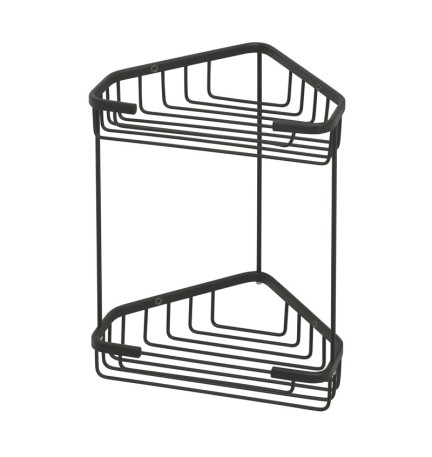 GEDY 2481 ANGOLIERA P/DOCCIA FILO ACC NERO OP