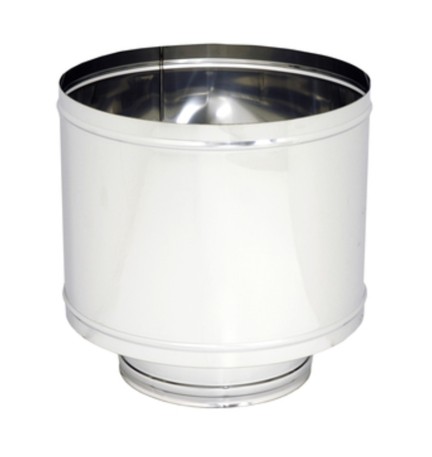 FUMAIOLO A BOTTE INOX AISI 304 D 15 CM