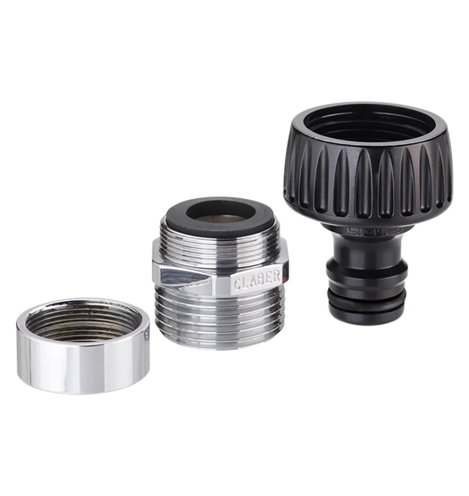 ATTACCO A RUBINETTO 'METAL' Art. 8597 - 3/4 blister