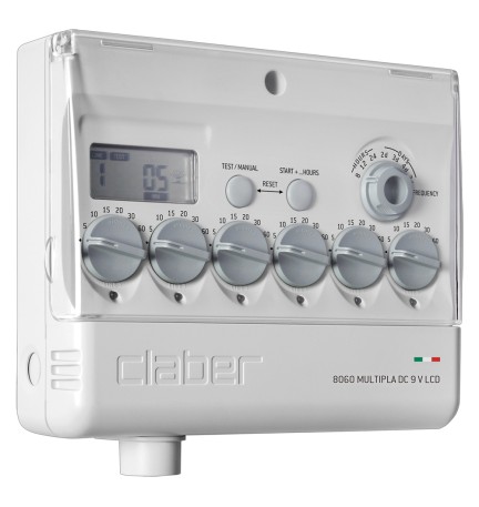 CENTRALINA PER IRRIGAZIONE 'MULTIPLA' Art. 8060 - 6 programmi blister