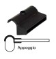 SUPPORTO AD APPOGGIO IN PVC P/ASTA ORTOPEDICA