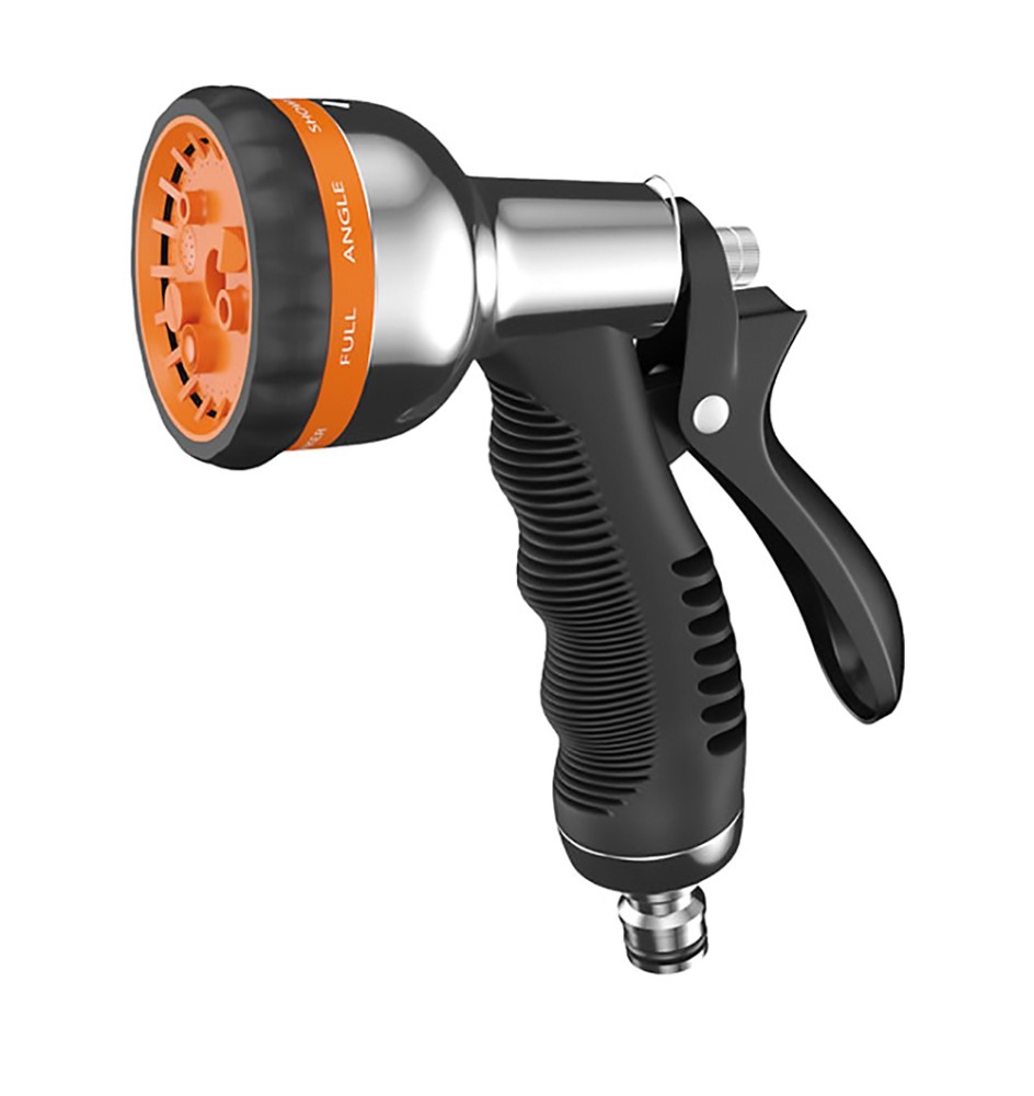 PISTOLA DA GIARDINO MULTIFUNZIONE 8 GETTI METAL Art. 9622 blister