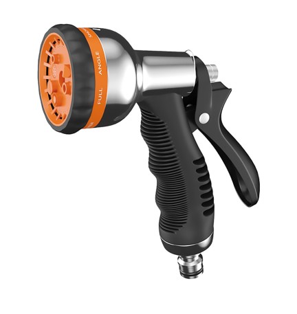 PISTOLA DA GIARDINO MULTIFUNZIONE 8 GETTI METAL Art. 9622 blister