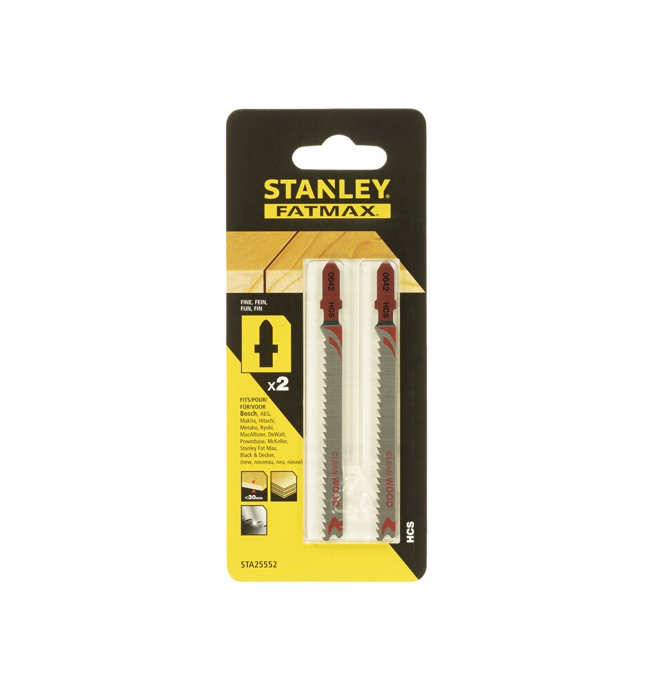 STANLEY STA25552 2 LAME LEGNO T/FINE ATT. T