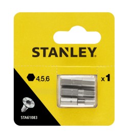 STANLEY STA61083 3 INSERTI MM.25 ES. 4-5-6