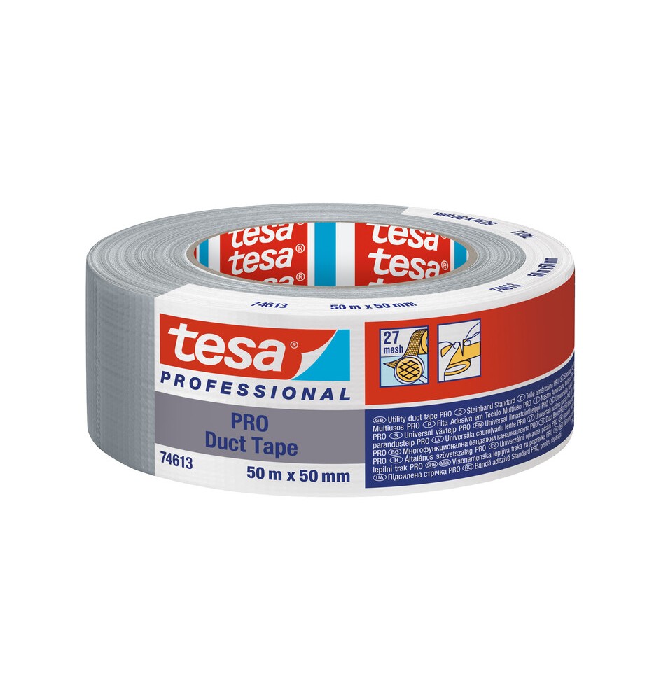 NASTRO AMERICANO TESA PRO 50MMX50M ARGENTO