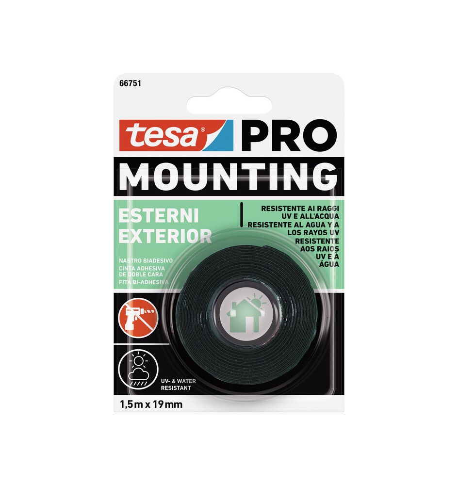 NASTRO BIADESIVO TESA MOUNTING PRO EST. 19MMX1,5M