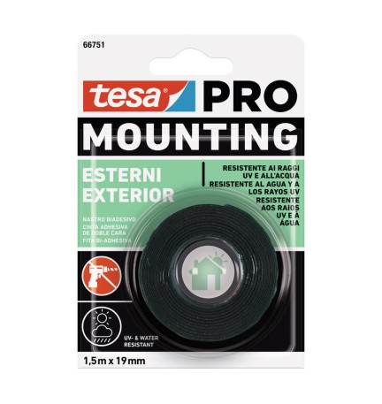 NASTRO BIADESIVO TESA MOUNTING PRO EST. 19MMX1,5M