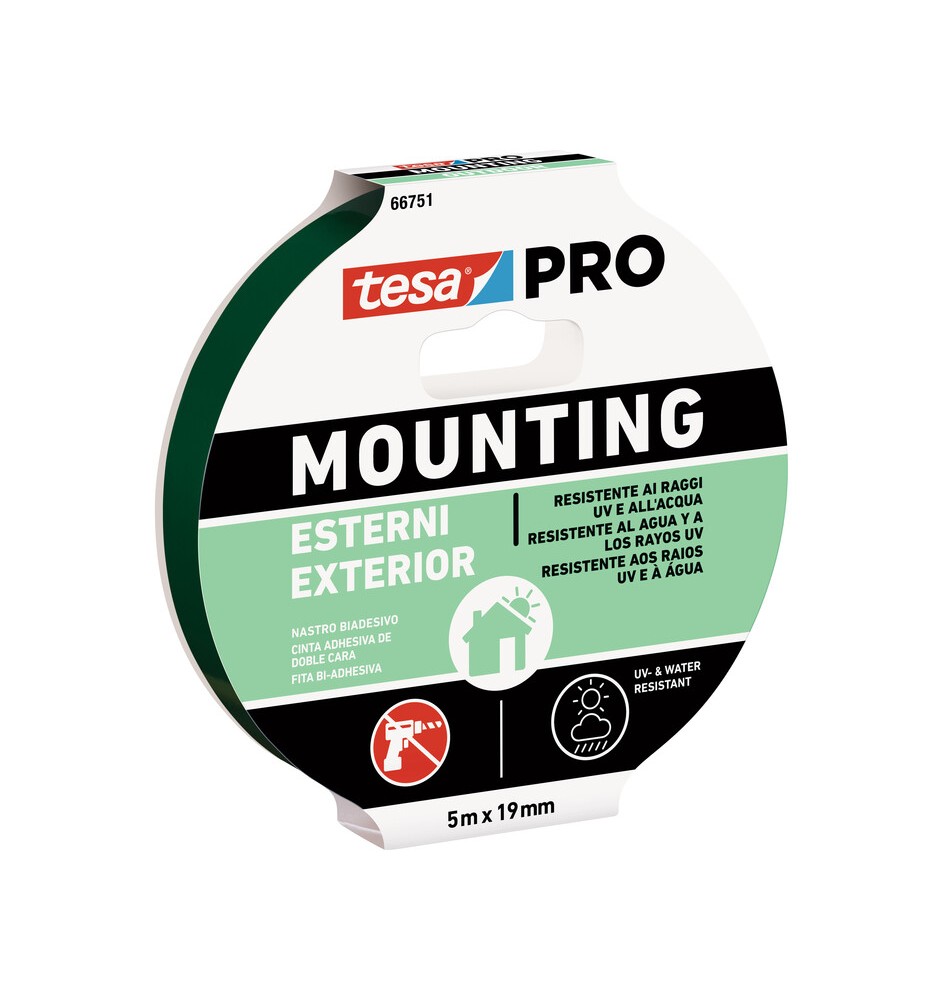 NASTRO BIADESIVO TESA MOUNTING PRO EST. 19MMX5M