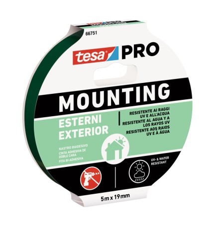 NASTRO BIADESIVO TESA MOUNTING PRO EST. 19MMX5M