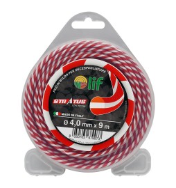 FILO PROFESSIONALE SILENZIATO 'STRATUS' ovale elicoidale mm 4,0 mt 9