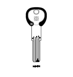 SILCA CB97DZ CHIAVE PUNZONATA SILKY OTTONE