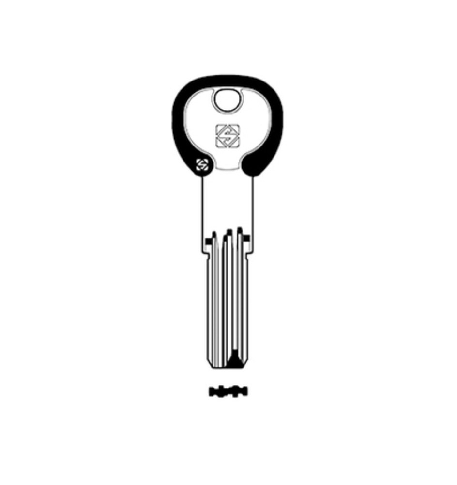 SILCA CB97DZ CHIAVE PUNZONATA SILKY OTTONE