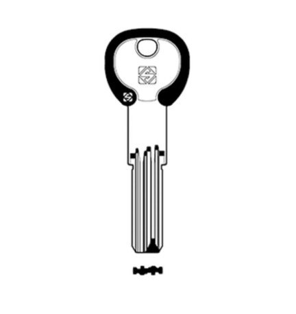 SILCA CB97DZ CHIAVE PUNZONATA SILKY OTTONE