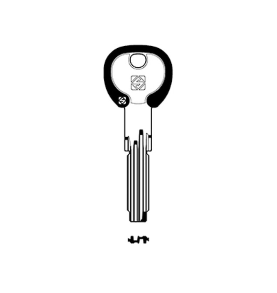 SILCA CS62DZ CHIAVE PUNZONATA SILKY OTTONE