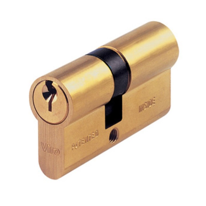VIRO 0722 CILINDRO SAGOMATO 27-33 OTTONE C/3CH PROFILO