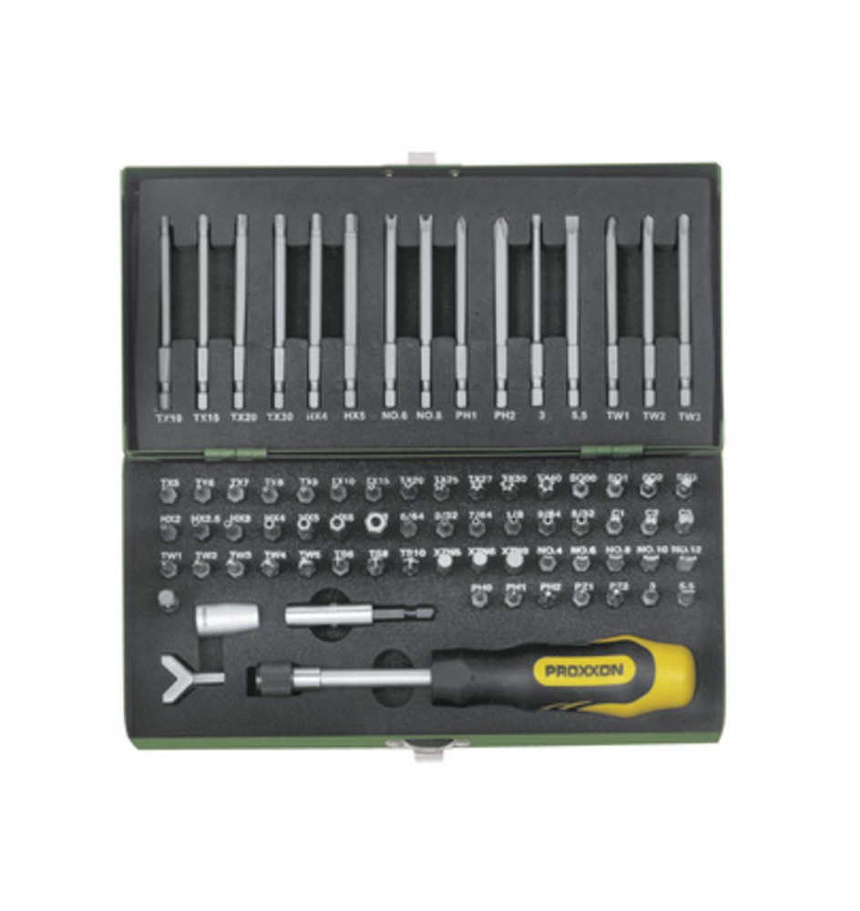INSERTI SPECIALI SET 75 PZ PROXXON 23107