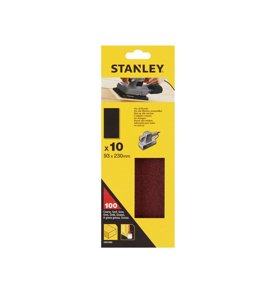 STANLEY STA31065 10 FOGLI 93X230 GR 100