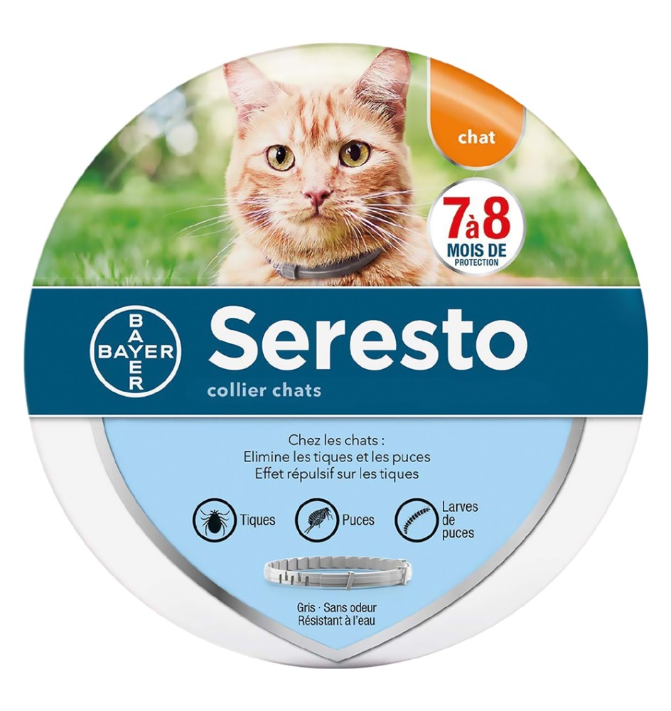 COLLARE ANTIPARASSITARIO 'SERESTO' per cani oltre 8 kg - cm. 70