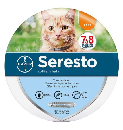 COLLARE ANTIPARASSITARIO 'SERESTO' per cani oltre 8 kg - cm. 70