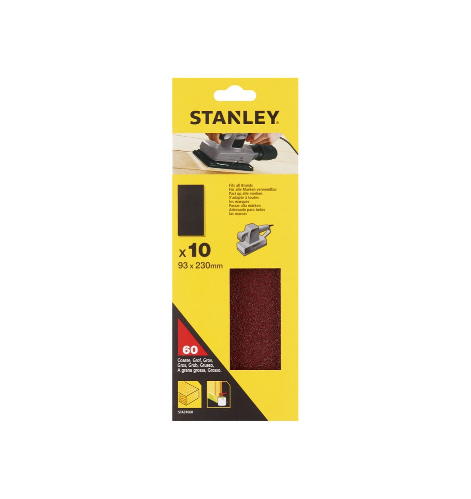 STANLEY STA31060 10 FOGLI 93X230 GR 60