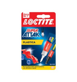 ADESIVO SUPER ATTAK PLASTICA 2G+4ML