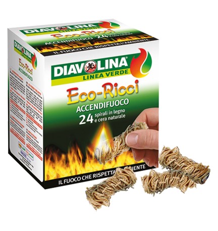 DIAVOLINA 'ECO RICCI' 24 spirali - art. 15332