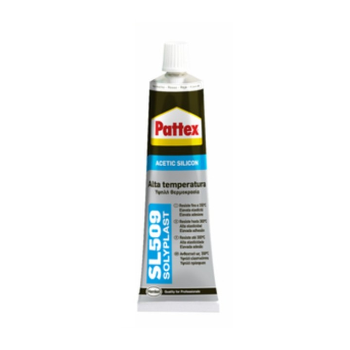 PATTEX SILICONE ALTA TEMP. SL509 ROSSO 70 ML TUBETTO