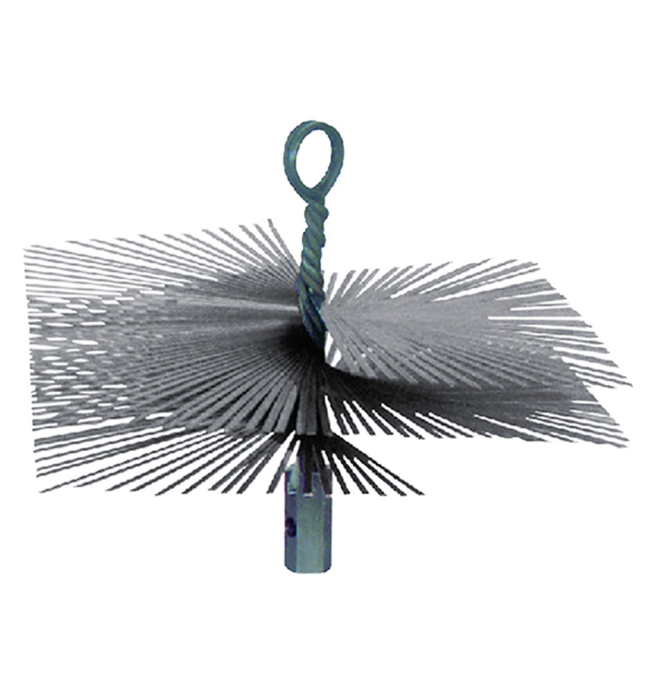 SCOVOLO PER CAMINI 'QUADRO' cm 20 x 20