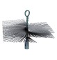 SCOVOLO PER CAMINI 'QUADRO' cm 25 x 25