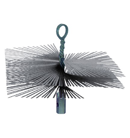 SCOVOLO PER CAMINI 'QUADRO' cm 30 x 30