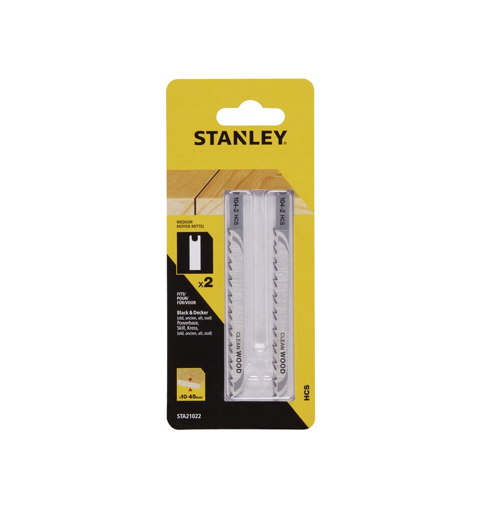 STANLEY STA21022 2 LAME LEGNO T/MEDIO ATT U