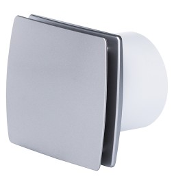 ASPIRATORE ELICOIDALE ELETTRICO 'DECOR' d.mm 100 - 100 m3/h - 19W silver