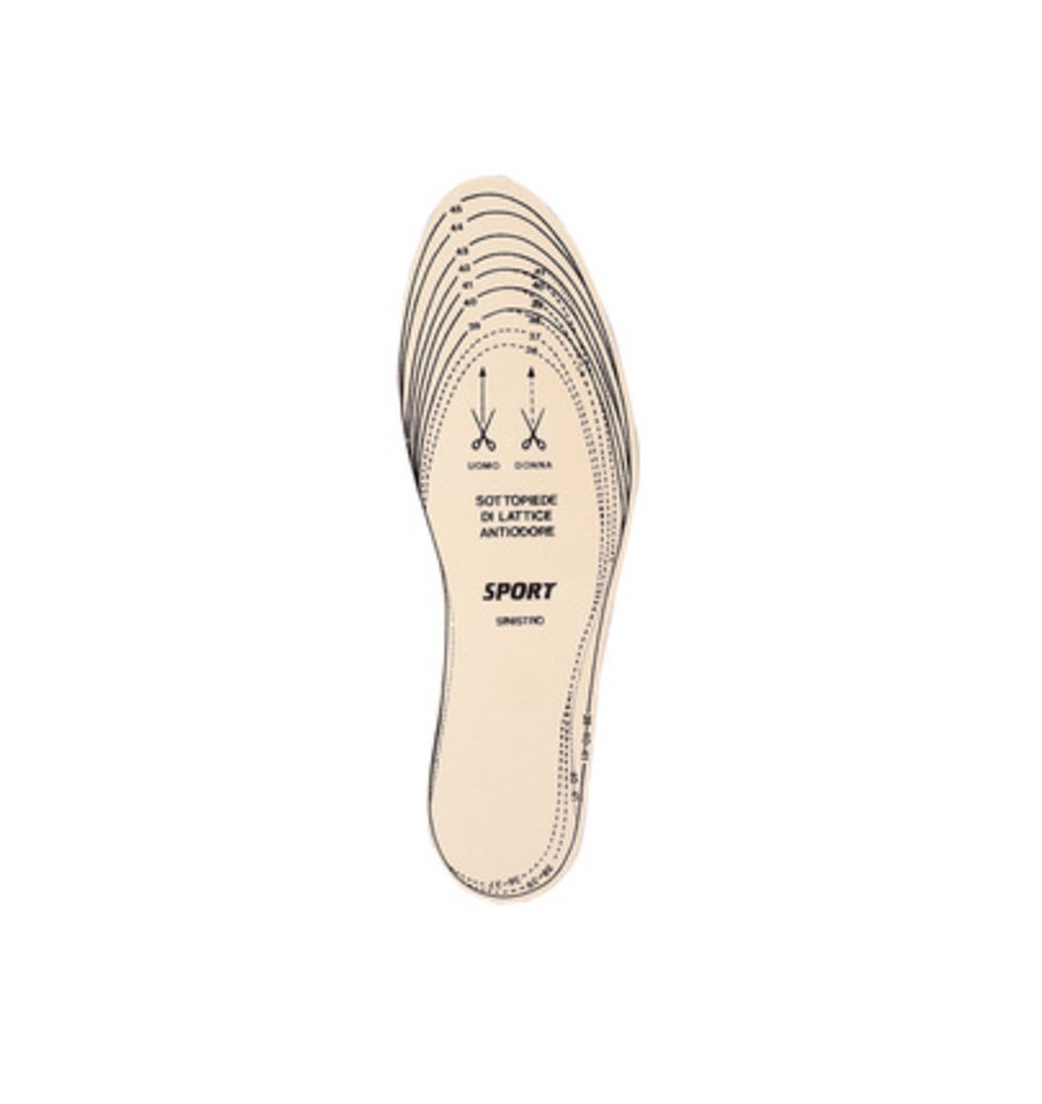 SOLETTE DX-SX SPORT MISURA DA 36 A 46