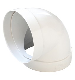 CURVA PER AERAZIONE CANALIZZATA 90° Ø mm. 125