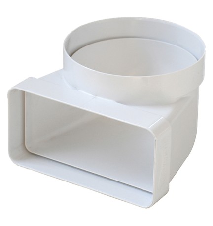 CURVA PER AERAZIONE CANALIZZATA Ø mm. 100 - mm.120x60