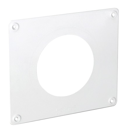 COPRIFORO PER TUBI AERAZIONE mm.190x160 - foro Ø mm. 100/125