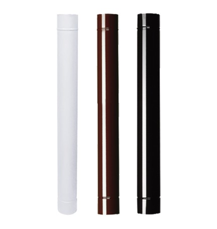 TUBO SMALTATO PER STUFE cm 50 ø 13 bianco