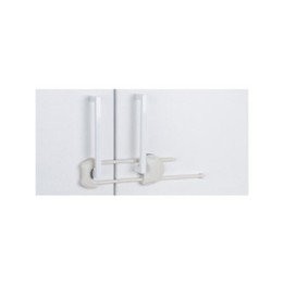 CHIUSURA DI SICUREZZA A FORCELLA P/ARMADIO FIG.9