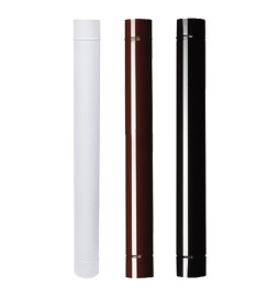TUBO SMALTATO PER STUFE cm 100 ø 10 marrone