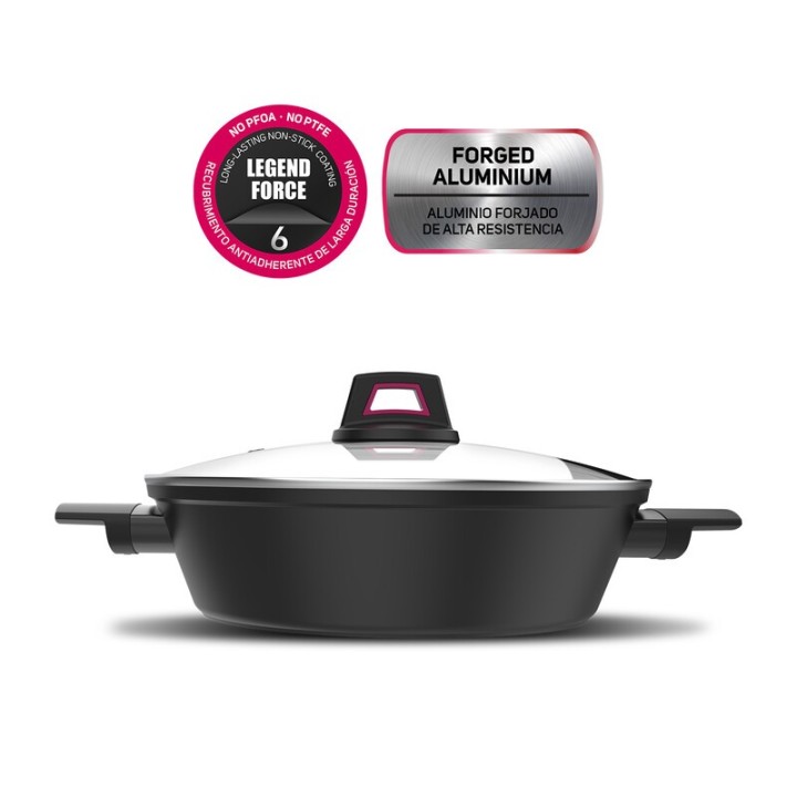 CASSERUOLA TAURUS KCK4028L D 28 CM C/COPERCHIO