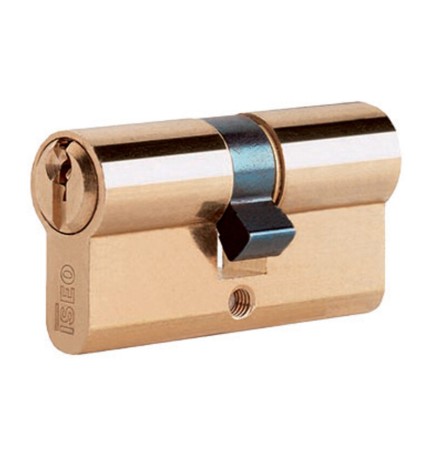 ISEO F5 8209 CILINDRO SAGOMATO 28-28 OTTONATO C/3CH