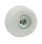 SOTTOSEDIA A CONO C/VITE BIANCO 30 MM CONF 8 PZ*