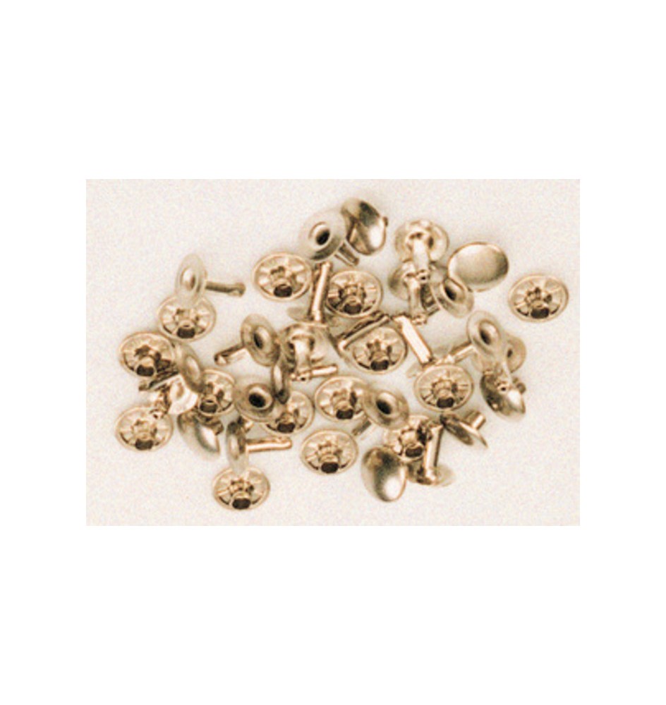 RIVETTI MASCHIO E FEMMINA NICHELATI SERIE 033**