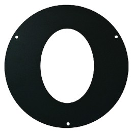 ROSONE ELLITTICO IN ACCIAIO ø cm 10 - spessore 1,2 mm